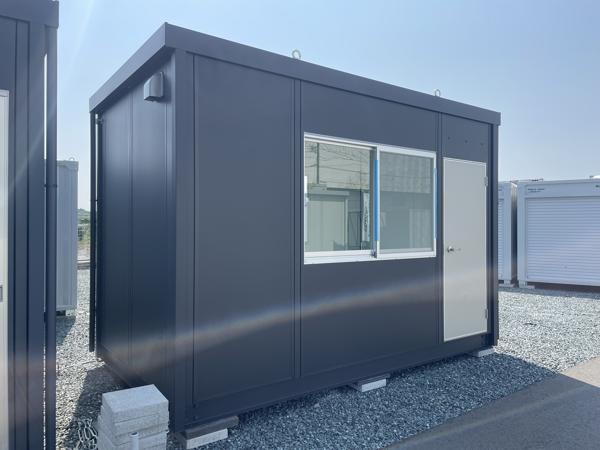 熊本県熊本北店/展示場の新棟ユニットハウス・プレハブ・コンテナハウス38MSL(2.43坪)の本体の外観