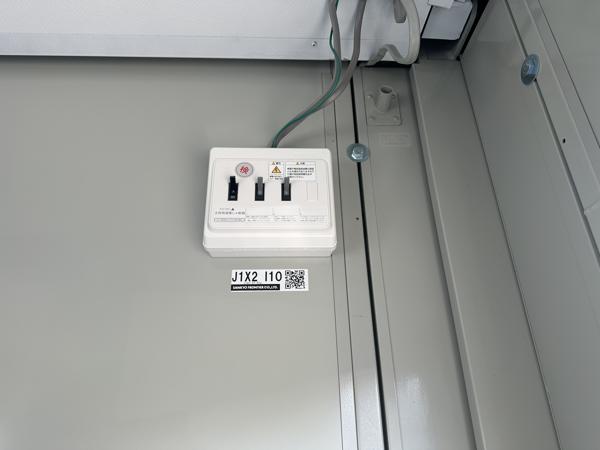 岐阜県多治見店/展示場の中古ユニットハウス・プレハブ・コンテナハウスCT-41J(2.83坪)の各設備の分電盤
