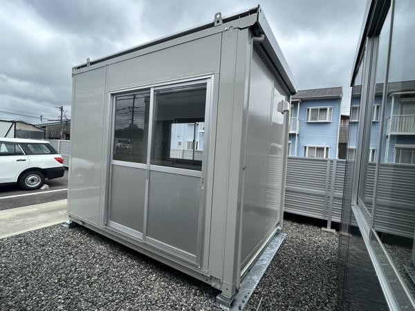 鹿児島県薩摩川内店/展示場の中古ユニットハウス・プレハブ・コンテナハウスCT-32J(2.16坪)の本体の外観