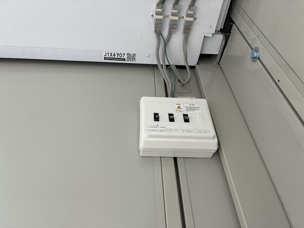 岡山県東岡山店/展示場の中古ユニットハウス・プレハブ・コンテナハウスCT-41J(2.84坪)の各設備の分電盤