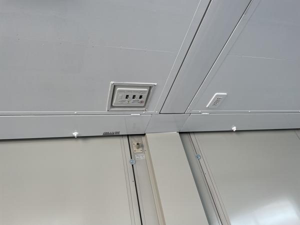 熊本県熊本店/展示場の中古ユニットハウス・プレハブ・コンテナハウスCT-54J(7.78坪)の各設備の分電盤