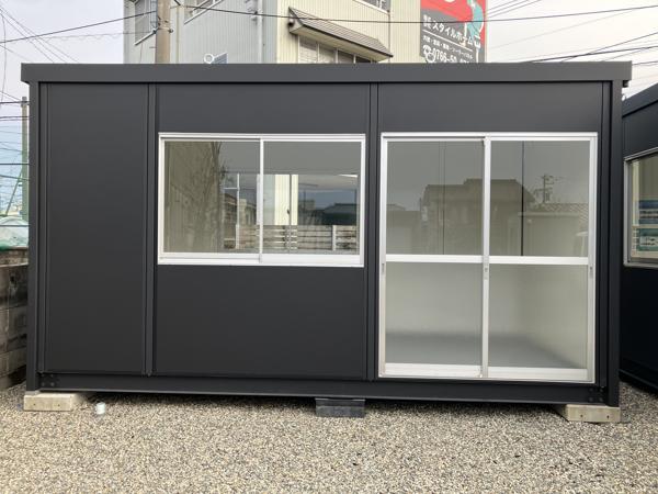 富山県高岡店/展示場の新棟ユニットハウス・プレハブ・コンテナハウス47MSL(1.84坪)の本体の外観