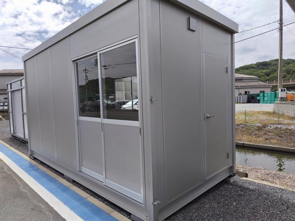 岡山県東岡山店/展示場の新棟ユニットハウス・プレハブ・コンテナハウス47MSL(3.02坪)の本体の外観