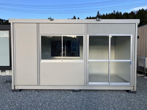 石川県穴水店/展示場の新棟ユニットハウス・プレハブ・コンテナハウス47MSL(3.02坪)の本体の外観