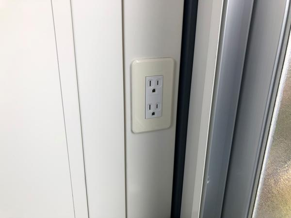 茨城県常陸大宮店/展示場の新棟ユニットハウス・プレハブ・コンテナハウス38MSL(2.43坪)の各設備のコンセント
