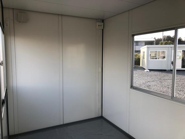 茨城県常陸大宮店/展示場の新棟ユニットハウス・プレハブ・コンテナハウス38MSL(2.43坪)の本体の内観