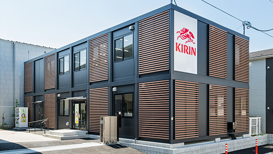 ユニットハウス・プレハブ・コンテナハウスの施工事例：会社事務所