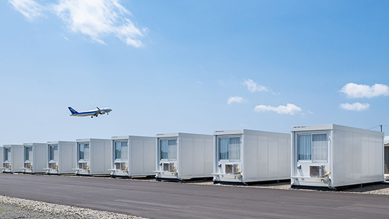 ユニットハウス・プレハブ・コンテナハウスの施工事例：宿舎